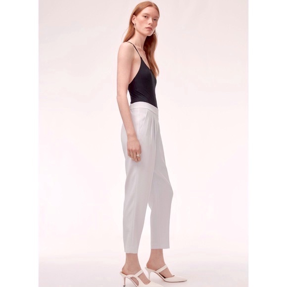 Aritzia (Babaton) Cohen Pant in Sea Salt BNWT Size 6 - Picture 1 of 7